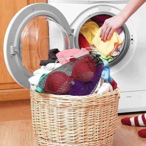 10 قطع من أكياس النايلون الشبكية مقاس 8 × 12 بوصة - حقيبة برباط - قفل سلكي - حقيبة غسيل رقيقة - حقيبة رياضية صغيرة، كرات جولف، ألعاب الشاطئ، مستحضرات التجميل، التنس، كرة السلة، كرة القدم. in Kuwait