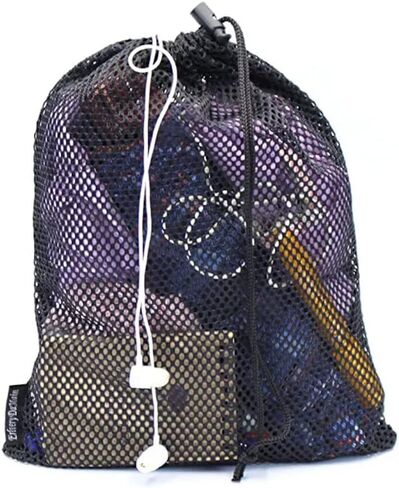 10 قطع من أكياس النايلون الشبكية مقاس 8 × 12 بوصة - حقيبة برباط - قفل سلكي - حقيبة غسيل رقيقة - حقيبة رياضية صغيرة، كرات جولف، ألعاب الشاطئ، مستحضرات التجميل، التنس، كرة السلة، كرة القدم. in Kuwait