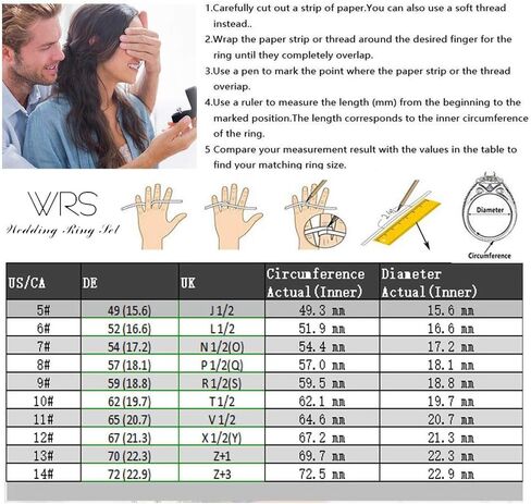 Two Rings His Hers Wedding Ring Sets Couples Matching Rings Women's 2pc Black Gold Plated Red CZ Wedding Engagement Ring Bridal Sets Men's Tungsten Carbide Band Wedding Band in Saudi Arabia