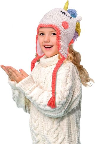 Gifts Treat Toddlers Girls Beanie Hat Boys Girls Knitted Dinosaurs Hats Winter Cartoon Warm Cute Hat in Saudi Arabia