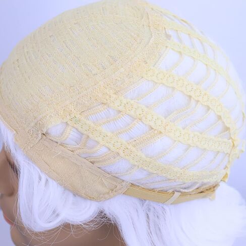 شعر مستعار رجالي من Cfalaicos، شعر مستعار كولونيال واشنطن للهالوين، شعر مستعار تنكري للمحامي، شعر مستعار مقاوم للحرارة (أبيض) in Kuwait