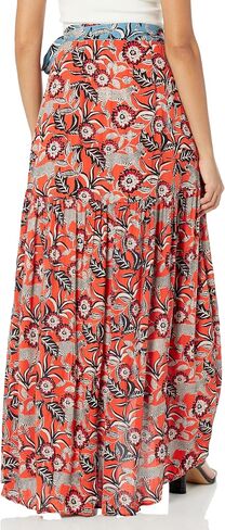 Angie Women's Printed Maxi Wrap Skirt in Saudi Arabia