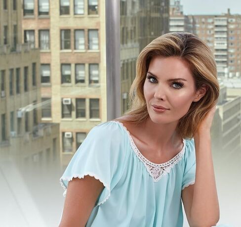 Shadowline Women's Cameo Short Nightgown with Flutter Sleeve in Saudi Arabia