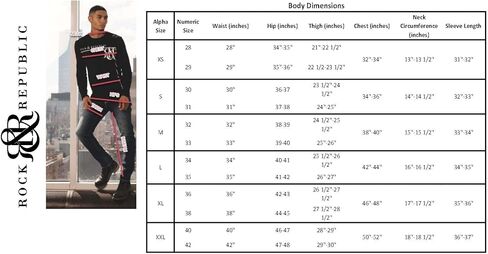 Rock & Republic Men's Long Sleeve Hooded Henley Shirt in Kuwait