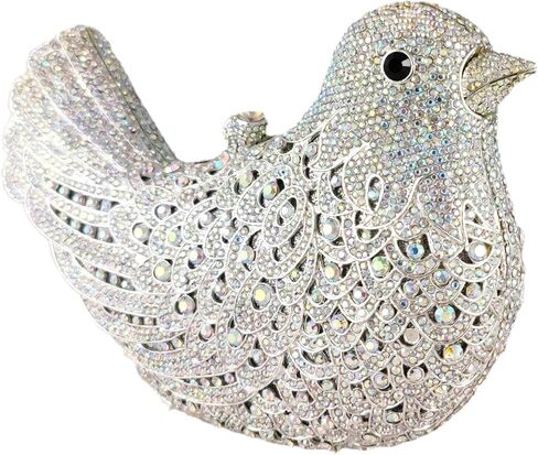 Bird Clutch Bags For Women Crystal Evening Bag Rhinestone Wedding Handbag Party Purse in Saudi Arabia