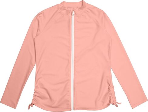SwimZip Women's Long Sleeve Zipper Rash Guard UPF 50+ (Multiple Colors) in Kuwait