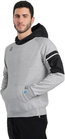 ARENA Unisex Adults Hooded Tech Warm Up Sweatshirt Active Men’s Women’s Long Sleeve Regular Fit Soft Fleece Pullover Hoodie in Saudi Arabia