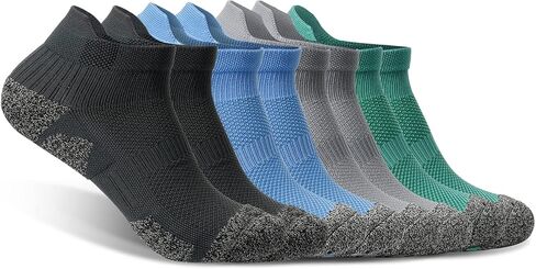 ASGJKAM Low Cut Running Athletic Sock,Compression No Show Socks,Cushioned Breathable Sock's 4 Pair in Saudi Arabia