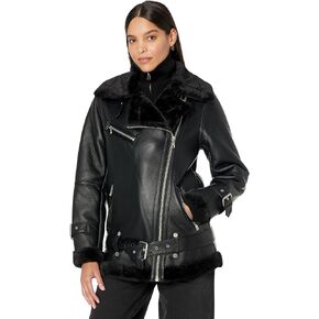 سترة Avec Les filles كبيرة الحجم لراكبي الدراجات النارية من الشيرلينغ الصناعي in Kuwait