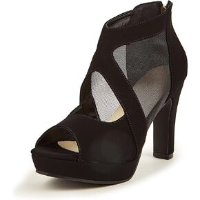 GATUXUS Open Toe Women's Platform Chunky High Heel Sandals Shoes Sexy Heels Strappy Sandals in Kuwait