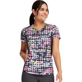 Cherokee iFlex Women Scrubs Top V-Neck Print CK732