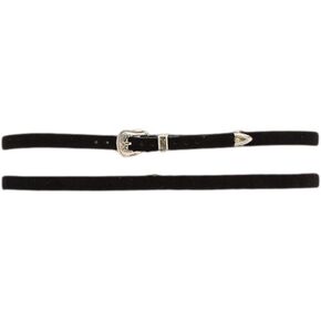 M&F Western Products M&F Suede Tipped Hat Band Silver in Saudi Arabia