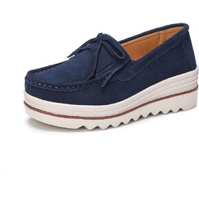 Ruiatoo Womens Slip on Loafers Comfortable Thick Soft Platform Shoes Business Casual Walking Shoes in Kuwait