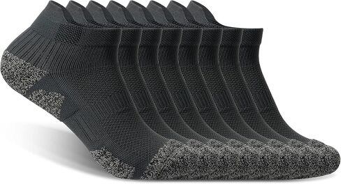 ASGJKAM Low Cut Running Athletic Sock,Compression No Show Socks,Cushioned Breathable Sock's 4 Pair in Saudi Arabia