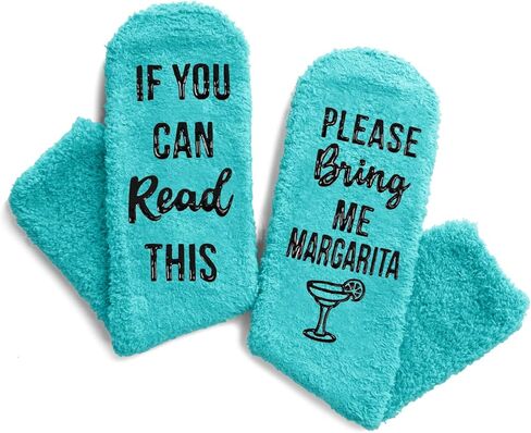 HAPPYPOP Funny Socks Silly Socks Crazy Socks with Funny Saying Margarita Socks Margarita Gifts for Women Gifts for Margarita Lovers in Saudi Arabia