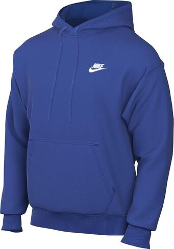 NIKE Mens CLUB HOODIE Pull Over BB Mens BV2654-480 (GAME ROYAL/GAME ROYAL/WH), Size XL in Saudi Arabia