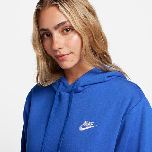 NIKE Mens CLUB HOODIE Pull Over BB Mens BV2654-480 (GAME ROYAL/GAME ROYAL/WH), Size XL in Saudi Arabia