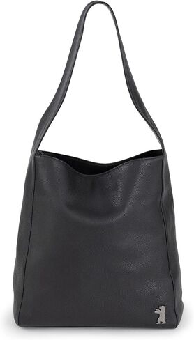 Berliner Bags Shopper Atlanta Leather Women's Bag Large Shoulder Bag Hobo Bag Shoulder Bag Tote Black, black, Minimal in Kuwait