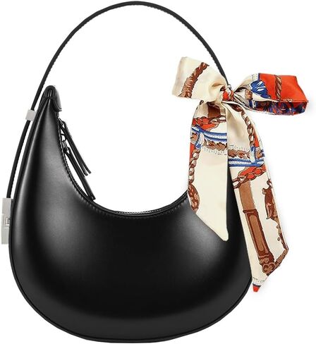 حقيبة كتف صغيرة على شكل هلال من Sunwel Fashion تحت الذراع، محفظة صغيرة بحزام قابل للتعديل للنساء مع شريط in Kuwait