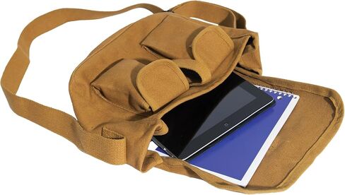 Rothco Canvas Ammo Crossbody Shoulder Bag, Coyote Brown in Kuwait
