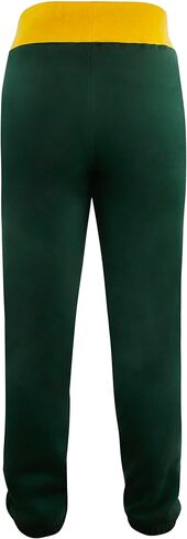 Geneisteck Womens Football Fans رياضي عالي الخصر Sweatpants صالة رياضية Tousers Jogger Pants - أخضر وأصفر in Kuwait