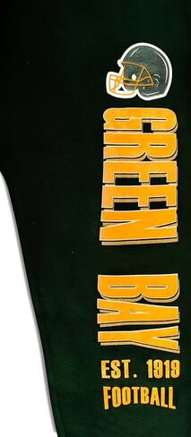 Geneisteck Womens Football Fans رياضي عالي الخصر Sweatpants صالة رياضية Tousers Jogger Pants - أخضر وأصفر in Kuwait