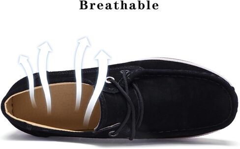 Ruiatoo Womens Slip on Loafers Comfortable Thick Soft Platform Shoes Business Casual Walking Shoes in Kuwait