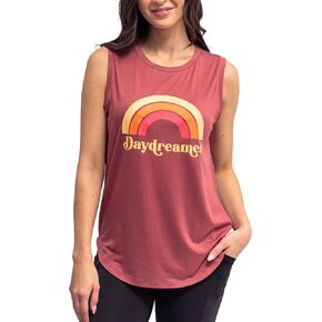 FITKICKS Optimist Active Women's Tank Top, Loose-Fitting Workout Top