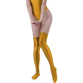 AMORESY shiny silky multicolor knee length stockings