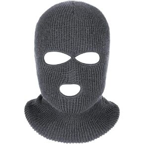 SKIZEES Original Ski Mask (3-Hole) Beanies Hats Men Women and Kids Outdoors face mask for Cold Weather