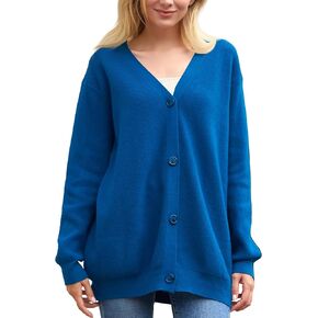 سترة نسائية بأكمام طويلة وأزرار سفلية كلاسيكية مكتنزة ومتماسكة ومفتوحة من الأمام in Kuwait