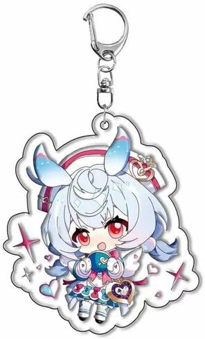 سلسلة مفاتيح بشخصية جينشين امباكت فونتين من بايرز، مجموعة سلاسل مفاتيح من الاكريليك مكونة من 12 قطعة من سلسلة مفاتيح انيمي جينشين مع دلاية. in Kuwait