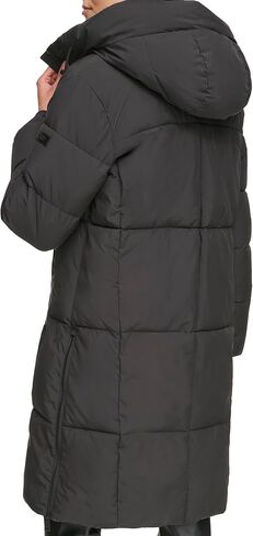 DKNY جاكيت منفوخ طويل بغطاء للرأس للنساء in Kuwait