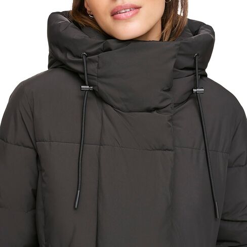 DKNY جاكيت منفوخ طويل بغطاء للرأس للنساء in Kuwait