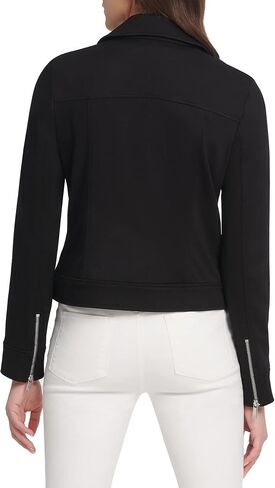 DKNY Women's Faux Fur Cuffed Sleeve Puffer Jacket in Kuwait