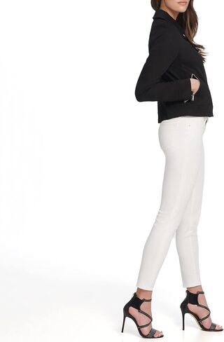 DKNY Women's Faux Fur Cuffed Sleeve Puffer Jacket in Kuwait