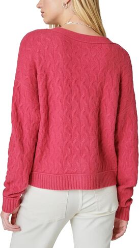 Lucky Brand Women's Cozy Cable Stitch Cardigan in Saudi Arabia