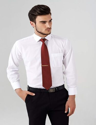 WITZROYS 100% Silk Ties Necktie Set for Men Handmade Tie and Pocket Square Set with Gift Box in Saudi Arabia