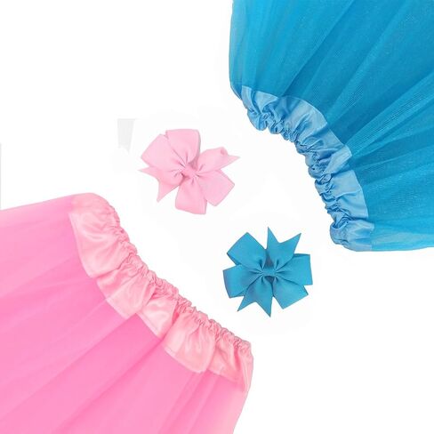 LYLKD 6Pcs Tutus for Girls Princess Ballet Tulle Skirt Dress Up Costumes(2-8T) in Kuwait