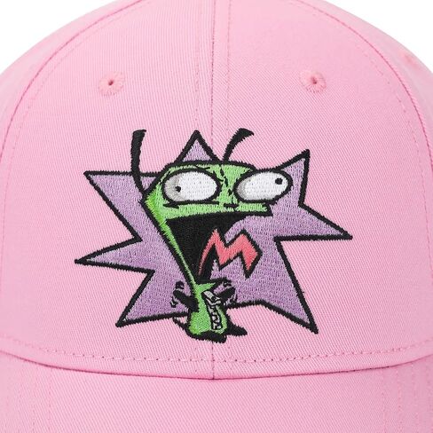 Invader Zim Girl Bright Pink Baseball Hat, Pink, One Size in Saudi Arabia