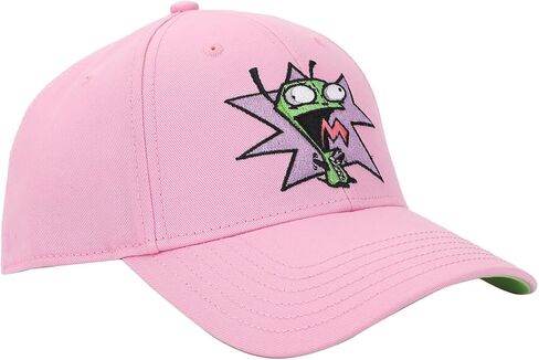 Invader Zim Girl Bright Pink Baseball Hat, Pink, One Size in Saudi Arabia