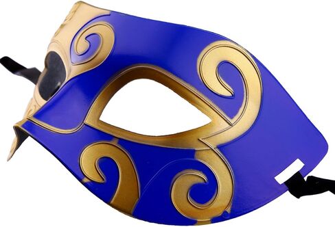قناع تنكر كلاسيكي للجنسين من Mardi Gras، إكسسوارات الحفلات (عبوة من 10 قطع) in Kuwait