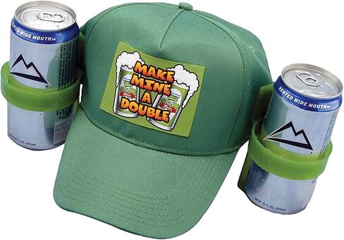 Forum Novelties St. Patrick's Day Drinking Helmet, Green Make Mine A Double, One Size in Saudi Arabia