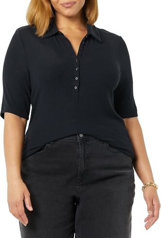 Amazon Essentials Women's Fine Rib Polo (Previously Daily Ritual) in Saudi Arabia