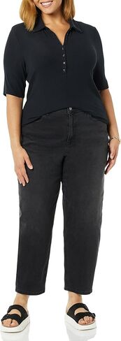 Amazon Essentials Women's Fine Rib Polo (Previously Daily Ritual) in Saudi Arabia