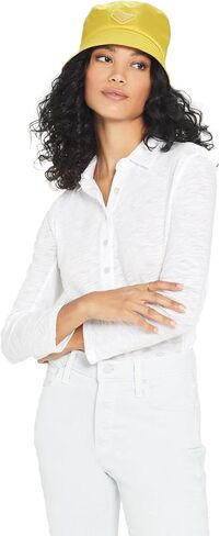 Goldie Lewinter Women's Slub + Jersey Polo Tee in Saudi Arabia