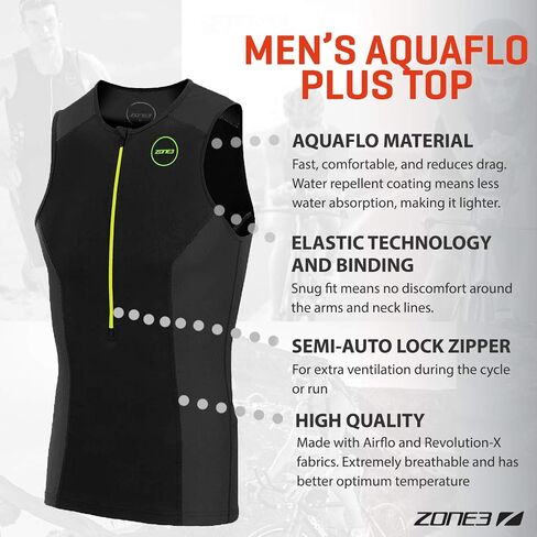 ZONE3 Men's Aquaflo Plus Top in Saudi Arabia
