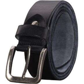 PAZARO Men's Soft Top Grain 100% Leather Belt