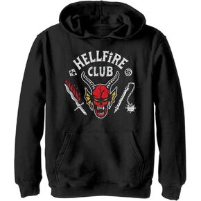 Netflix Kids' Stranger Things Hellfire Cut Youth Pullover Hoodie in Kuwait