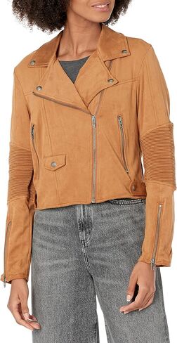 [BLANKNYC] Womens Faux Suede Moto Jacket in Saudi Arabia